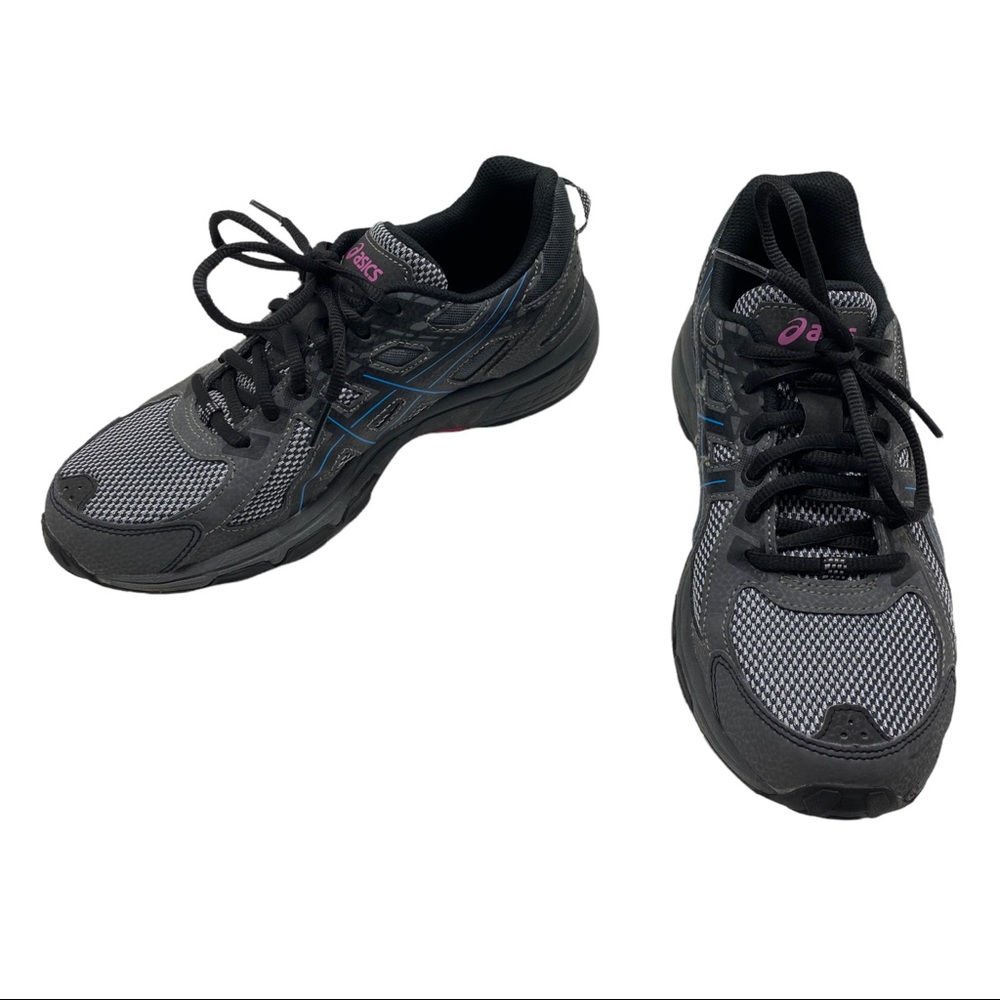 ASICS Gel-Venture 6 Womens Sz 8.5 Running Shoes Grey/Pink